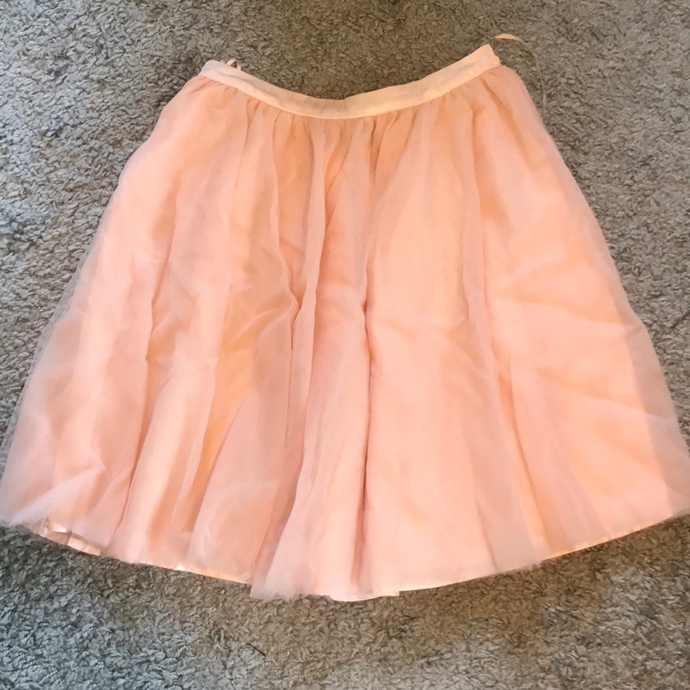 Pink tulle skirt